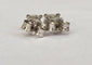 Bague Boucles d'oreilles solitaires en or blanc 18 kt et diamants 58 Facettes earrings