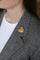 Broche Broche ancienne corne ducale en or jaune, rubis et diamants 58 Facettes