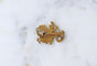 Broche Broche ancienne Amour au dragon en or jaune et diamant 58 Facettes