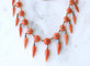 Boucles d'oreilles Parure ancienne - Collier, boucles d'oreilles et bague en or, argent et corail 58 Facettes
