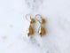 Boucles d'oreilles Boucles d'oreilles dormeuses XIXe en or jaune 18 ct et turquoises 58 Facettes