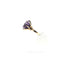 Bague 55 Bague solitaire en or rose et améthyste 58 Facettes Z15B51822