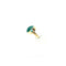 Bague 50 Bague en or jaune et turquoises 58 Facettes Z15B51815