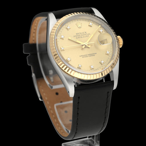 Montre Rolex Datejust - Montre 16233G en or et acier 58 Facettes ROL/DJ1/1413