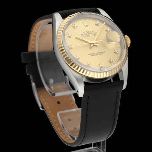 Montre Rolex Datejust - Montre 16233G en or et acier 58 Facettes ROL/DJ1/1413