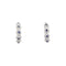Boucles d'oreilles en or blanc avec saphirs et diamants 58 Facettes 40916