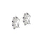 Boucles d'oreilles en or blanc avec saphirs et diamants 58 Facettes 40916