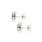 Boucles d'oreilles en or blanc, onyx et diamants 58 Facettes 39408