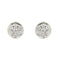 Boucles d'oreilles puces en or blanc et diamants 0,32 ct 58 Facettes 39409