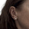 Boucles d'oreilles Boucles d'oreilles puces en or blanc et diamants 0,32 ct 58 Facettes 39409