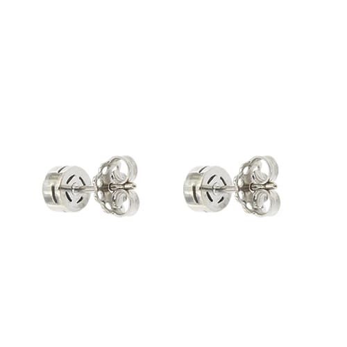 Boucles d'oreilles Boucles d'oreilles puces en or blanc et diamants 0,32 ct 58 Facettes 39409