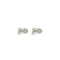 Boucles d'oreilles puces en or blanc et diamants 0,32 ct 58 Facettes 39409