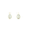 Boucles d'oreilles dormeuses en or jaune et topazes 58 Facettes 40918