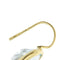 Boucles d'oreilles dormeuses en or jaune et topazes 58 Facettes 40918