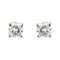 Boucles d'oreilles puces en or blanc et diamants 0,20 ct 58 Facettes 39411