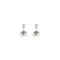 Boucles d'oreilles puces en or blanc et diamants 0,20 ct 58 Facettes 39411