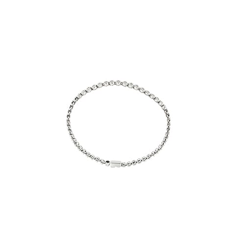 Bracelet tennis Cipollina en or blanc et diamants 0,90 ct 58 Facettes 41861