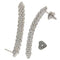 Boucles d'oreilles Boucles d'oreilles pendantes en or blanc et diamants 1,25 ct 58 Facettes G3950