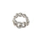 Bague 55 Bague chaîne en or blanc et diamants 0,30 ct 58 Facettes G3948