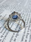 Bague 53.5 Belle Époque - Bague en or blanc, platine, saphir et diamants 58 Facettes 265
