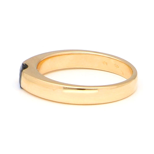 Bague 53 Bague gypsy vintage en or 18k et saphir 58 Facettes 724B48511A624F779B33EBD930B4EA46