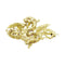 Pendentif Broche-pendentif chimère en or jaune 58 Facettes 35513