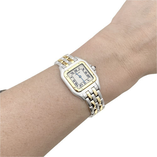 Montre Cartier Panthère - Montre en acier et or jaune 58 Facettes 35667