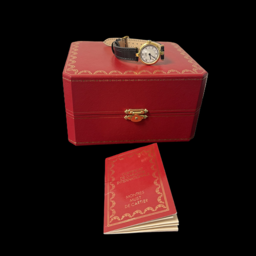 Montre Cartier Must de Cartier - Montre en vermeil 58 Facettes MT45965