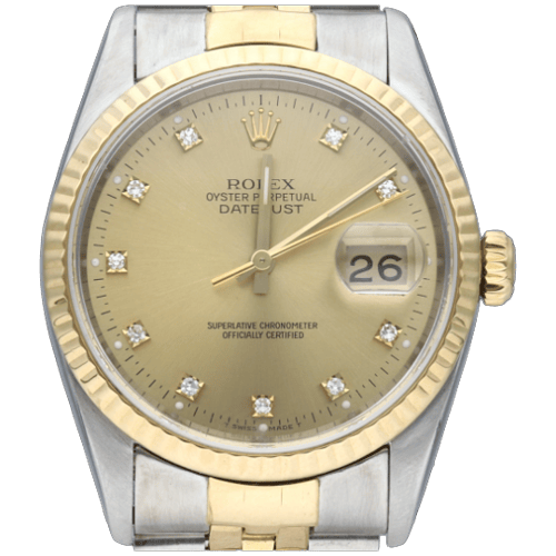 Rolex Datejust - Montre 36 mm en or jaune et acier