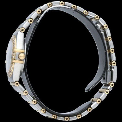 Montre Omega Constellation - Montre Mini quartz en or jaune, acier et diamants 58 Facettes MT45577
