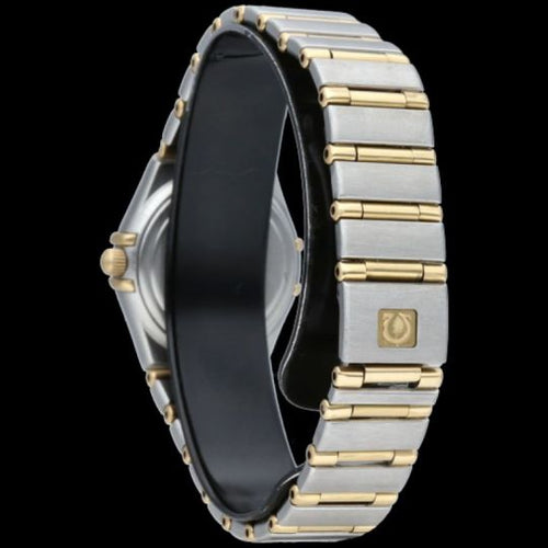Montre Omega Constellation - Montre Mini quartz en or jaune, acier et diamants 58 Facettes MT45577