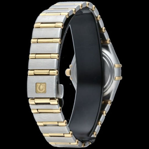 Montre Omega Constellation - Montre Mini quartz en or jaune, acier et diamants 58 Facettes MT45577
