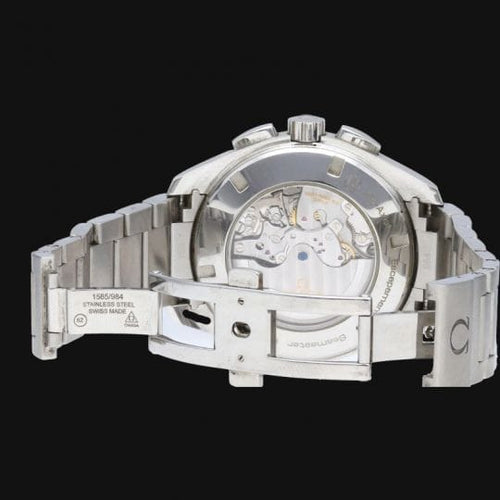 Montre Omega Seamaster Aqua Terra - Montre GMT chronographe en acier 58 Facettes MT46596