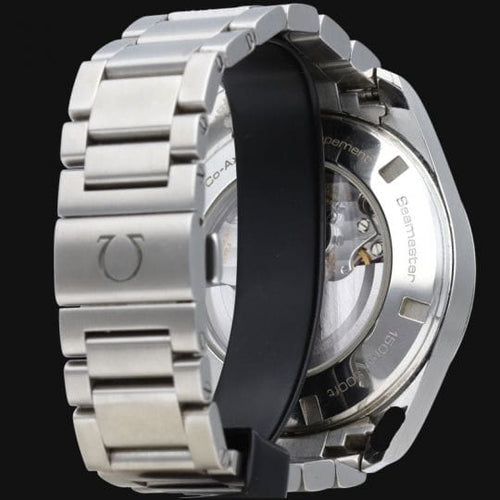 Montre Omega Seamaster Aqua Terra - Montre GMT chronographe en acier 58 Facettes MT46596