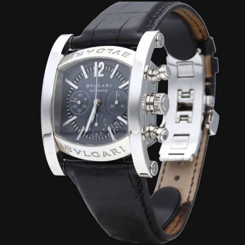 Montre Bulgari Assioma - Montre automatique en acier 58 Facettes MT46045