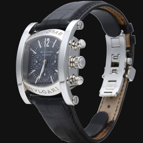 Montre Bulgari Assioma - Montre automatique en acier 58 Facettes MT46045