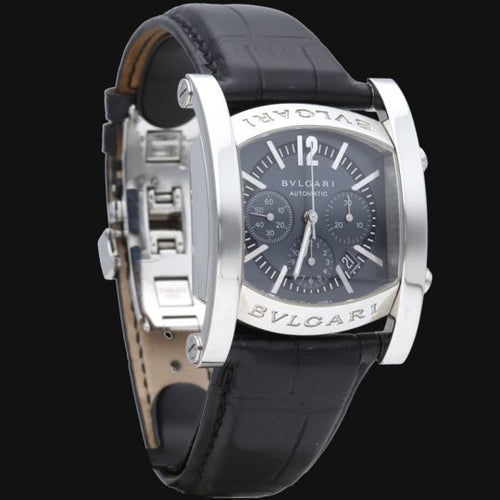 Montre Bulgari Assioma - Montre automatique en acier 58 Facettes MT46045