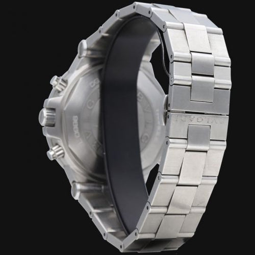 Montre Bulgari Diagono GMT - Montre en acier 58 Facettes MT46063