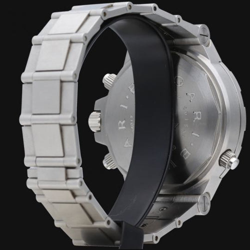 Montre Bulgari Diagono GMT - Montre en acier 58 Facettes MT46065