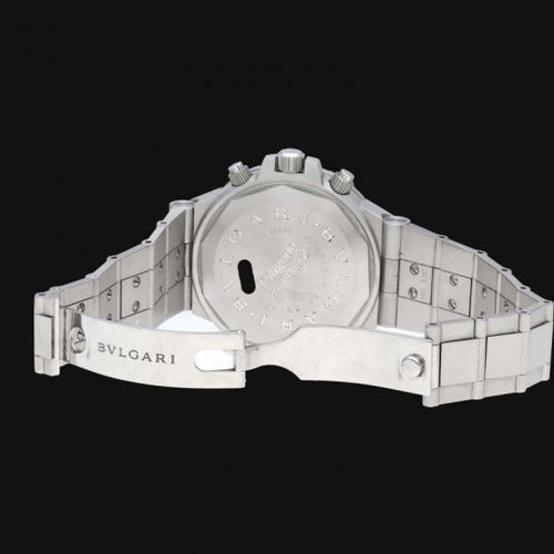 Montre Bulgari Diagono GMT - Montre en acier 58 Facettes MT46065