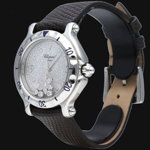 Montre Chopard Happy Sport Snowflake - Montre en acier 58 Facettes MT46707