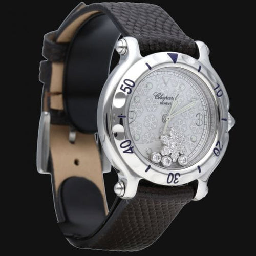 Montre Chopard Happy Sport Snowflake - Montre en acier 58 Facettes MT46707
