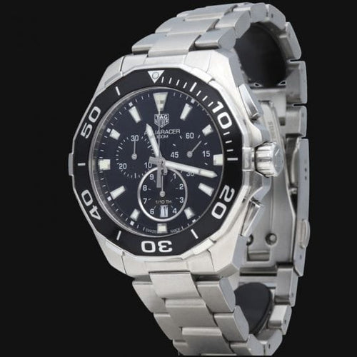 Montre TAG Heuer Aquaracer - Montre chronographe quartz en acier 58 Facettes MT46496
