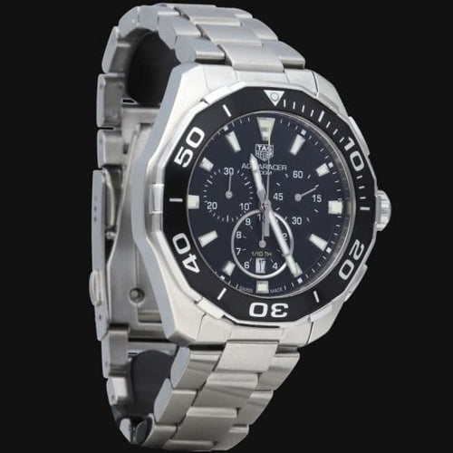 Montre TAG Heuer Aquaracer - Montre chronographe quartz en acier 58 Facettes MT46496