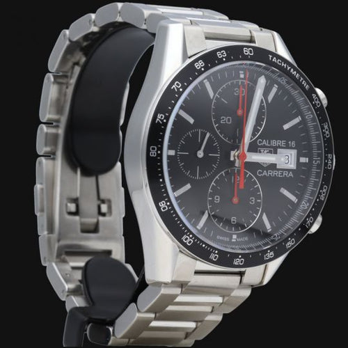 Montre TAG Heuer Carrera Calibre 16 - Montre automatique en acier 58 Facettes MT46525
