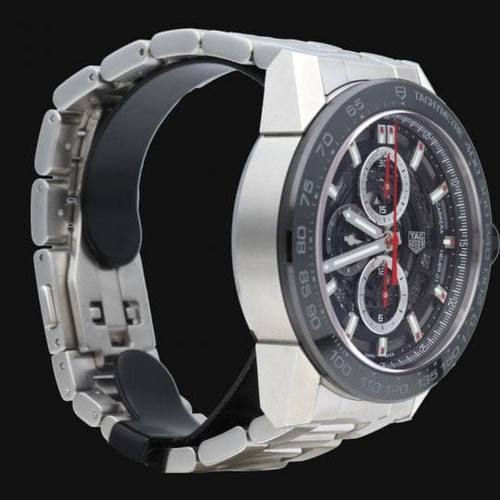 Montre TAG Heuer Carrera - Montre Calibre Heuer 01 en acier 58 Facettes MT46484