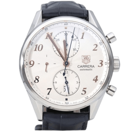 Montre TAG Heuer Carrera - Montre chronographe Calibre 1887 en acier 58 Facettes MT46489