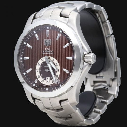 Montre TAG Heuer Link - Montre Calibre 6 en acier 58 Facettes MT46561
