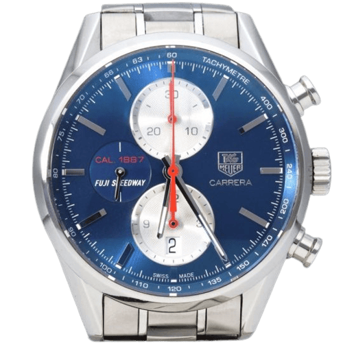 Montre TAG Heuer Carrera Fuji Speedway - Montre chronographe Calibre 1887 en acier 58 Facettes MT46480
