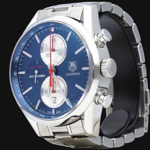 Montre TAG Heuer Carrera Fuji Speedway - Montre chronographe Calibre 1887 en acier 58 Facettes MT46480